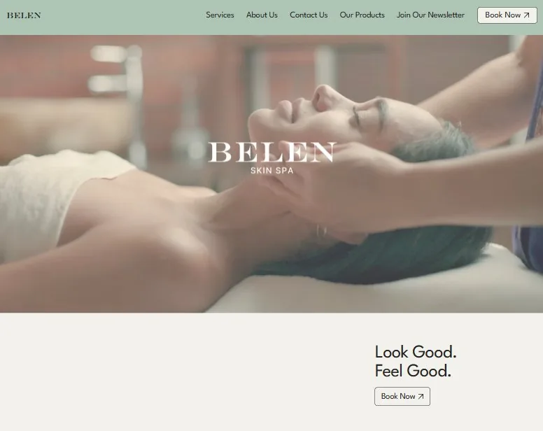 Belén website preview