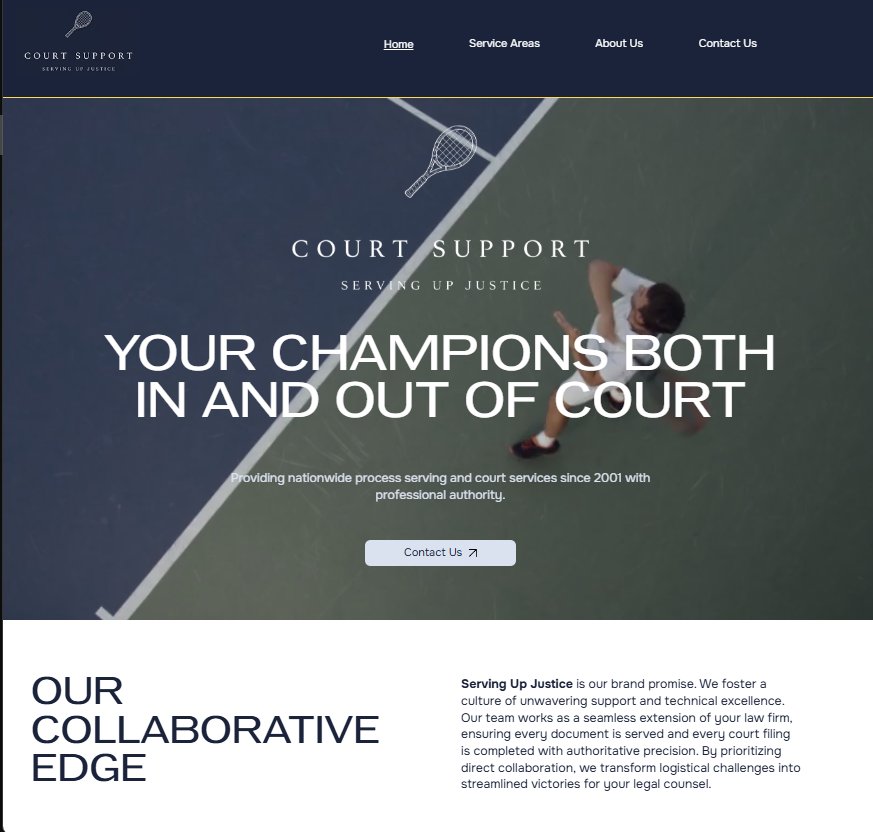 Court Support website preview